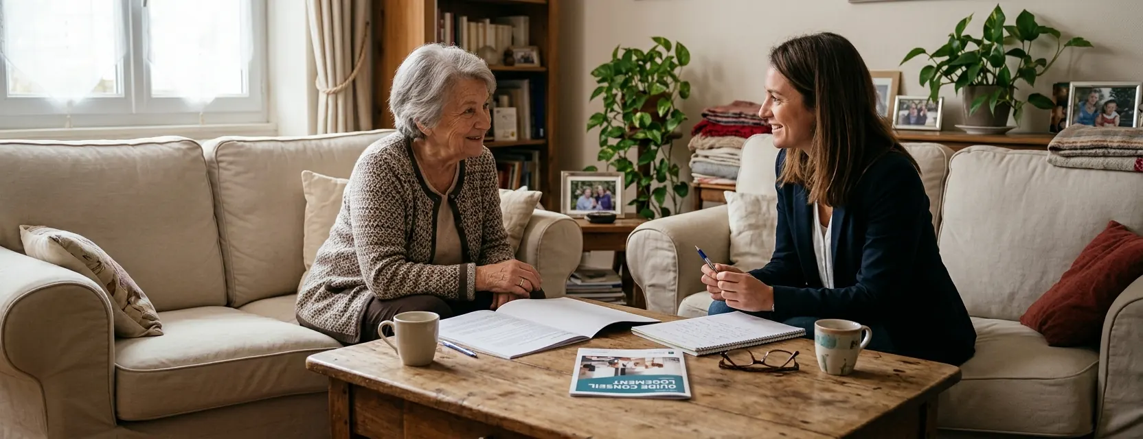 Visite-conseil à domicile pour préparer une demande d’aide à l’autonomie